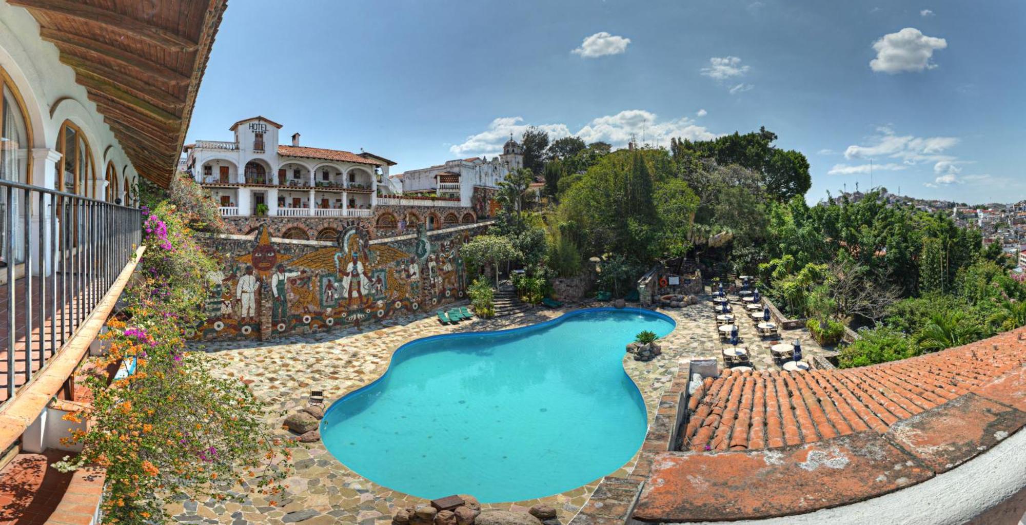 Posada de la Mision, Hotel Museo y Jardin Taxco de Alarcon Bagian luar foto